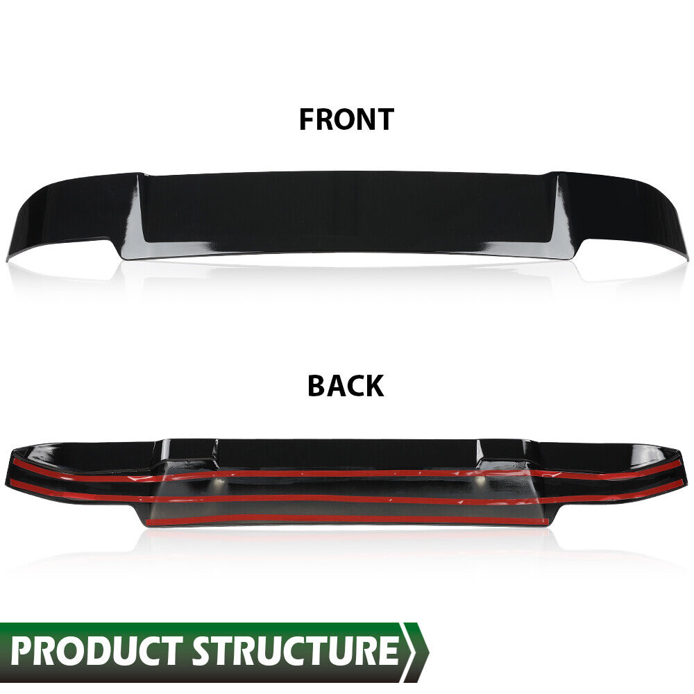For 2020-2023 Land Rover Defender 110 Rear Roof Spoiler Wing Glossy Black