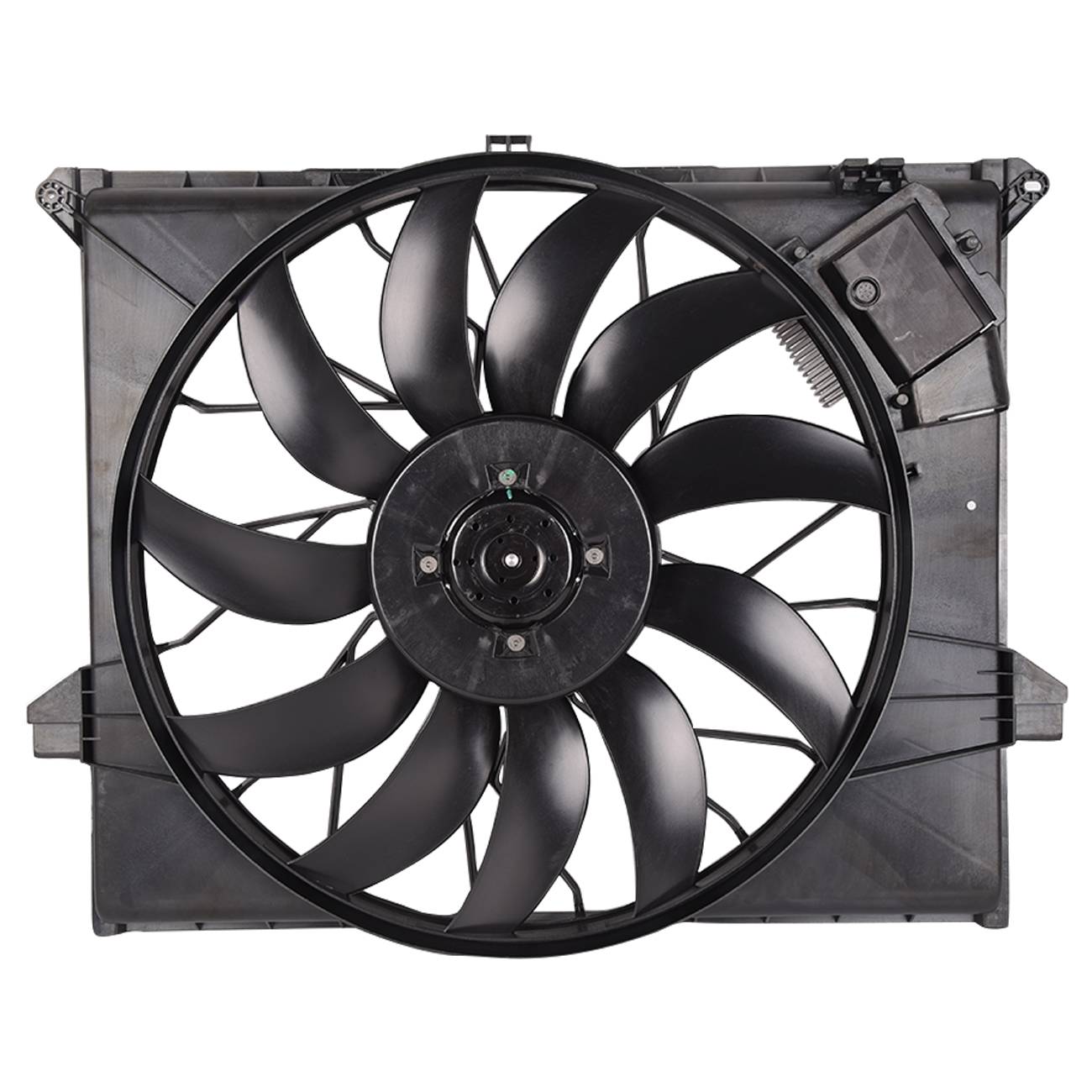 Radiator Condenser Cooling Fan Motor Assembly For Mercedes-Benz GL ML 1645000093