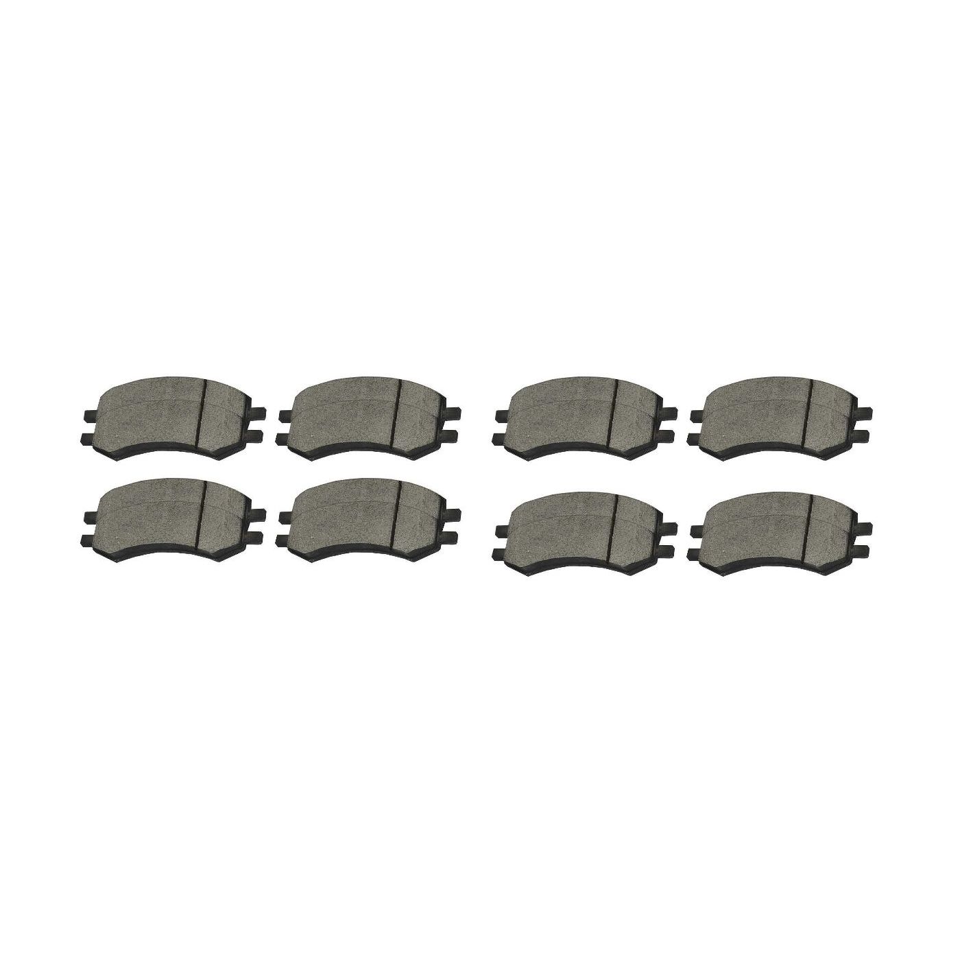 4 Sets Of - For 2007 2008 2009 Dodge Durango 2006-2018 Ram 1500 Front Ceramic Brake