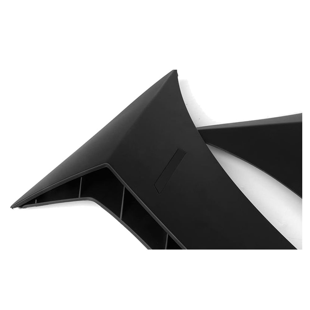 Fits 15-18 Benz W205 C-Class 4DR Sedan Side Fender Vent Trim Matte Black ABS 2PC