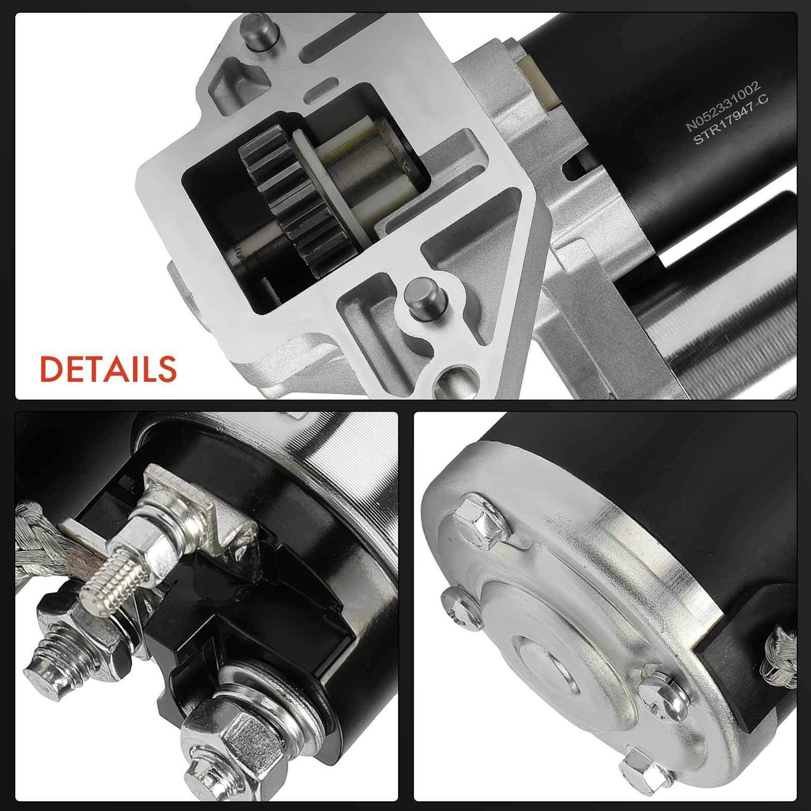 Starter Motor For Ford 10-12 Fusion Lincoln 07-12 MKZ 3.5L 1.6KW/12V CCW 22T