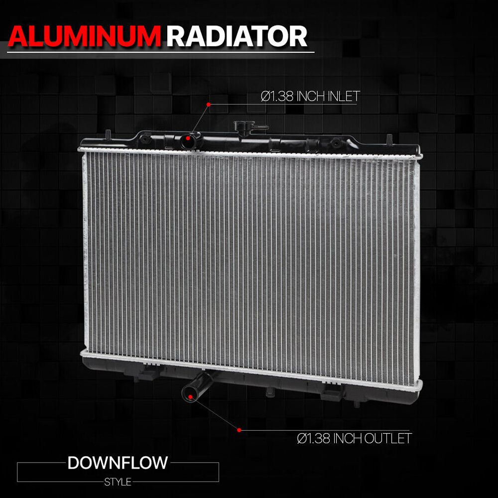 Fits 2008-2015 Nissan Rogue/Select 2.5 I4 Aluminum Factory Replacement Radiator