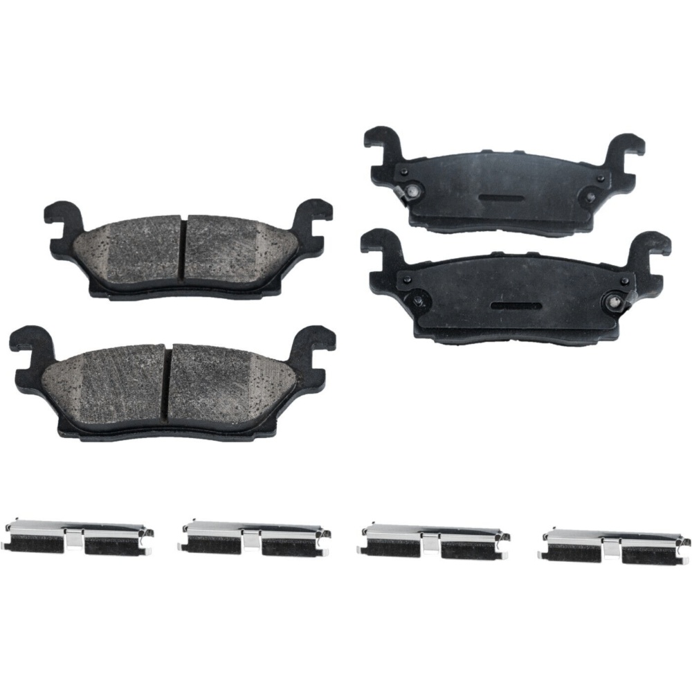 Rear Ceramic Brake Pad Set For 2006 Hummer H3 Base Sport Utility H3