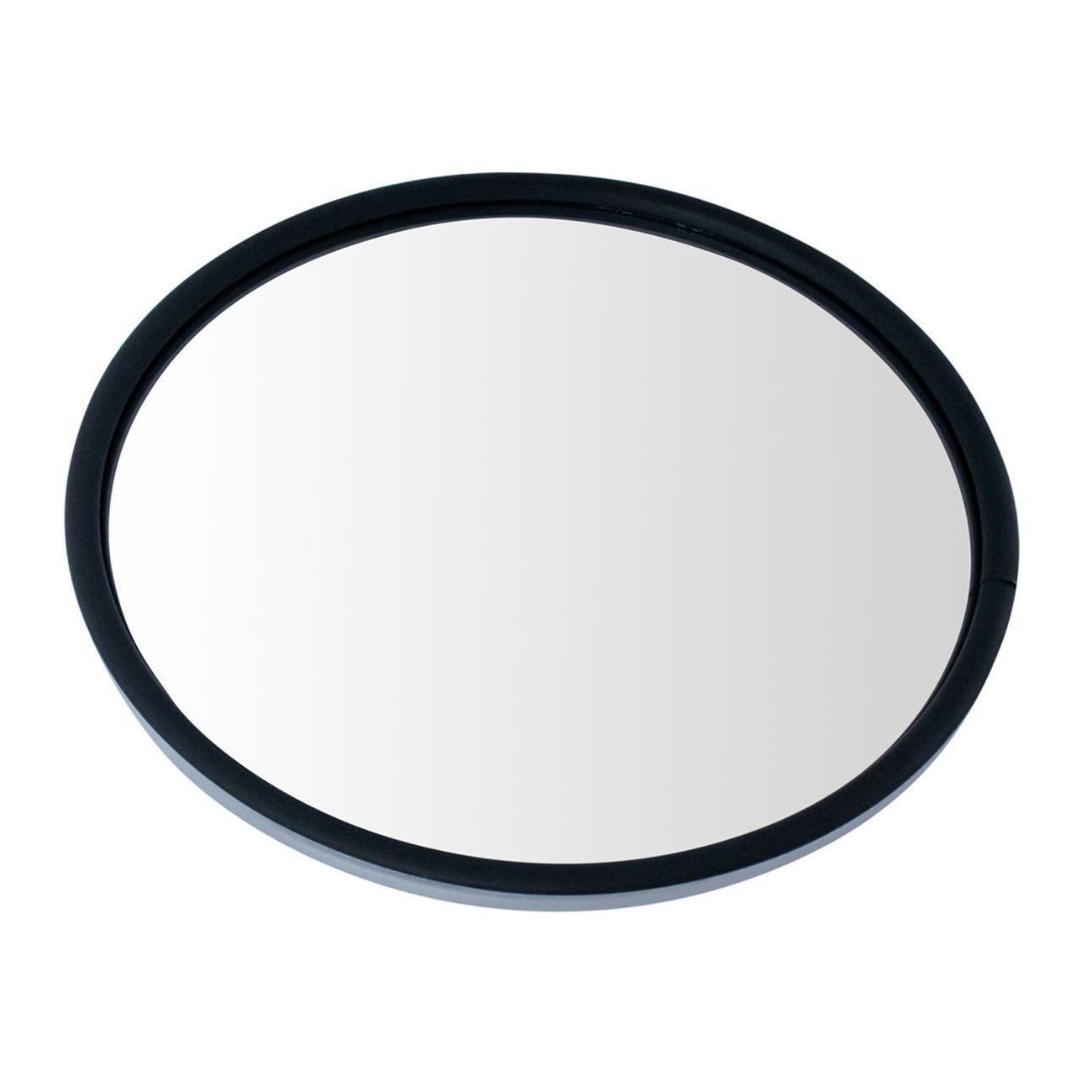 2 Sets Of - 5" Round Convex Mirror Stainless Steel Heated Offset Stud W/ Bracket