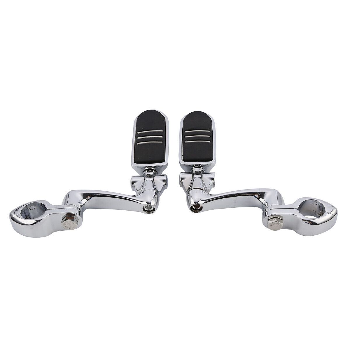 For 14-21 CVO 360 Adjustable Highway Foot Pegs 1 1/4" Engine Guard Long Mount