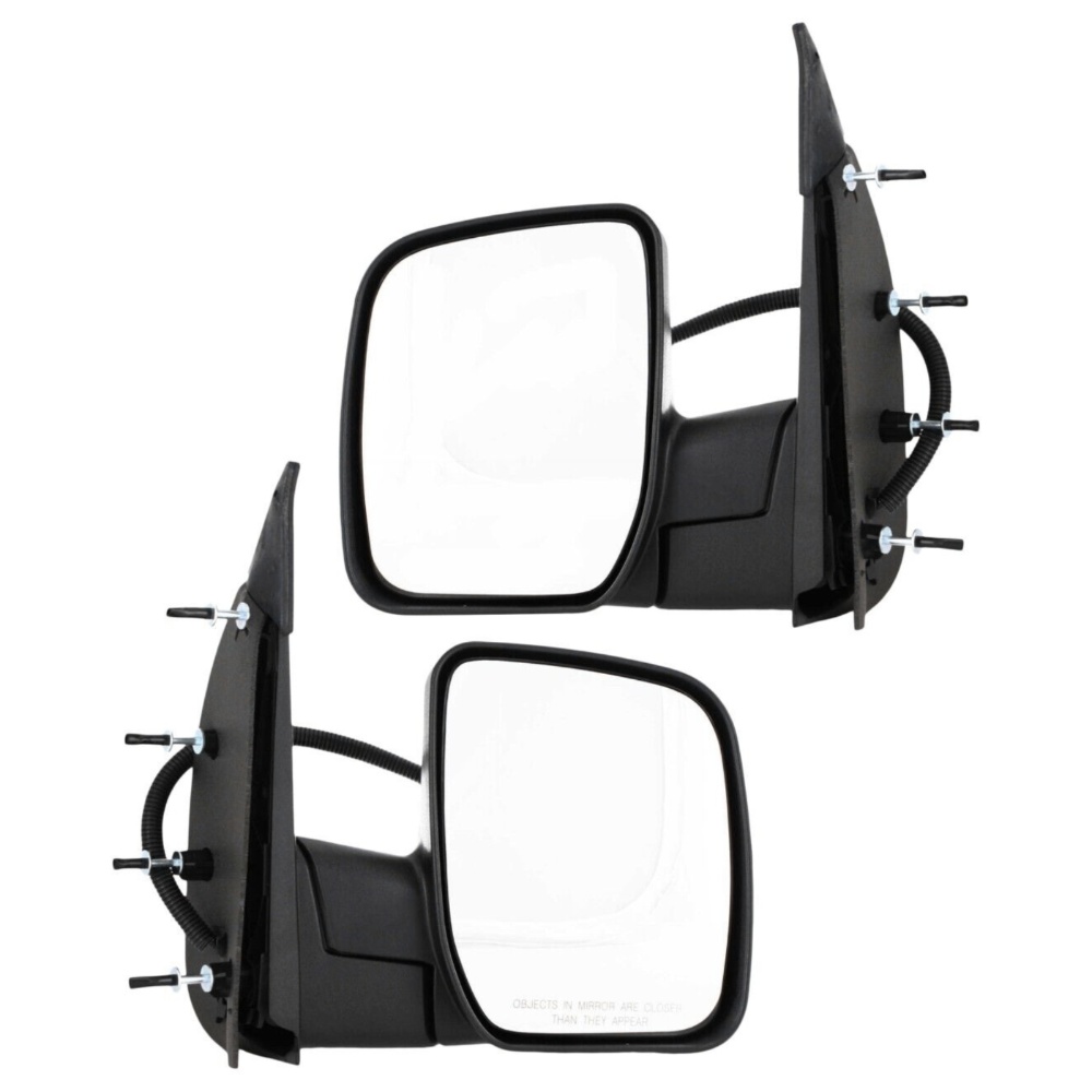 Power Mirror Set Of 2 For E150 E250 E350 E450 SuperDuty Manual Folding