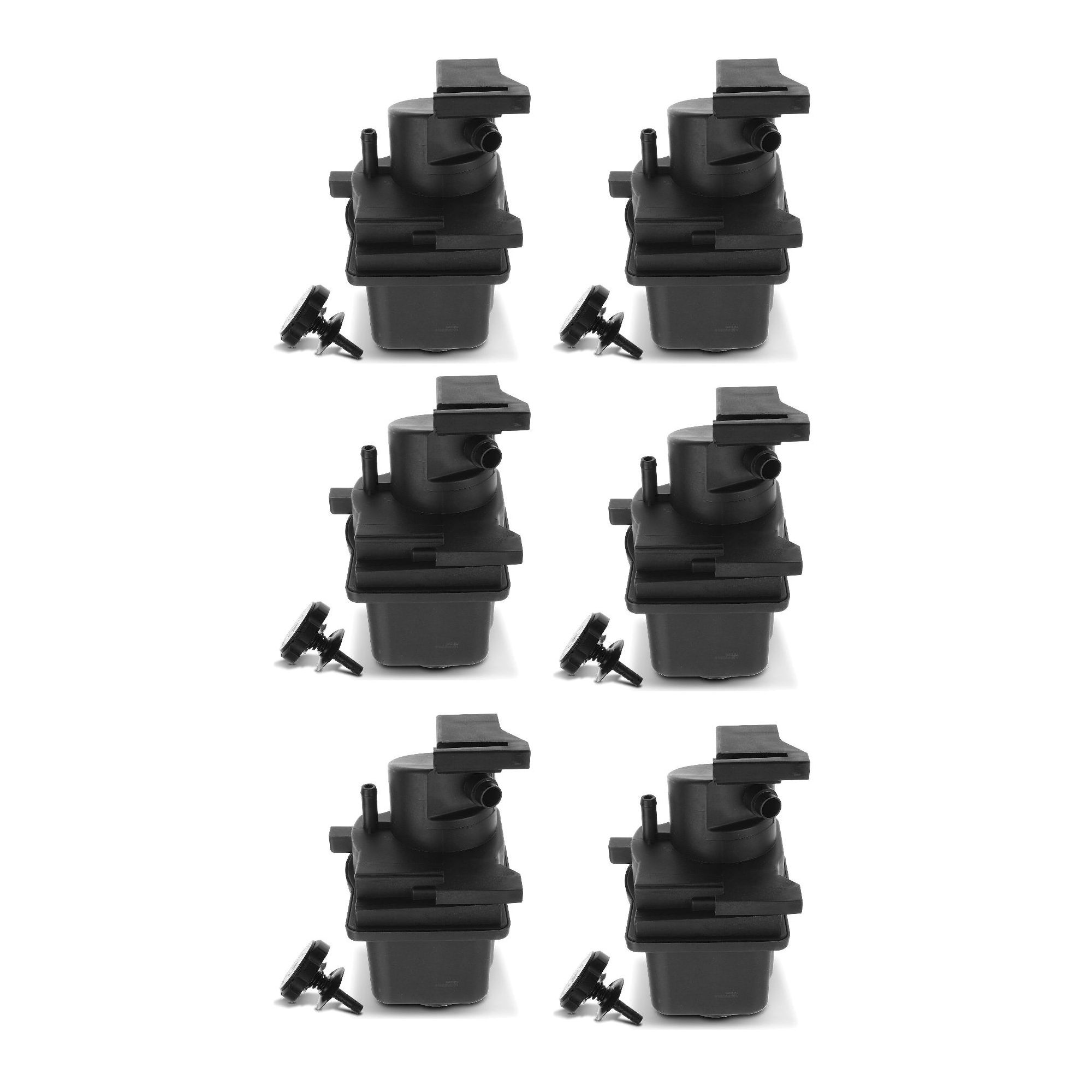 6 Sets Of - Power Steering Reservoir W/ Cap For Chevrolet Trailblazer GMC Envoy Buick
