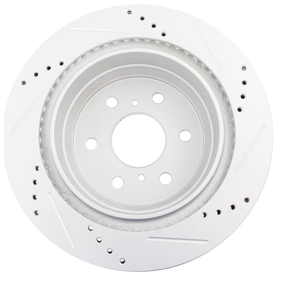 Drilled & Slotted Rear G-Coated Disc Brake Rotor