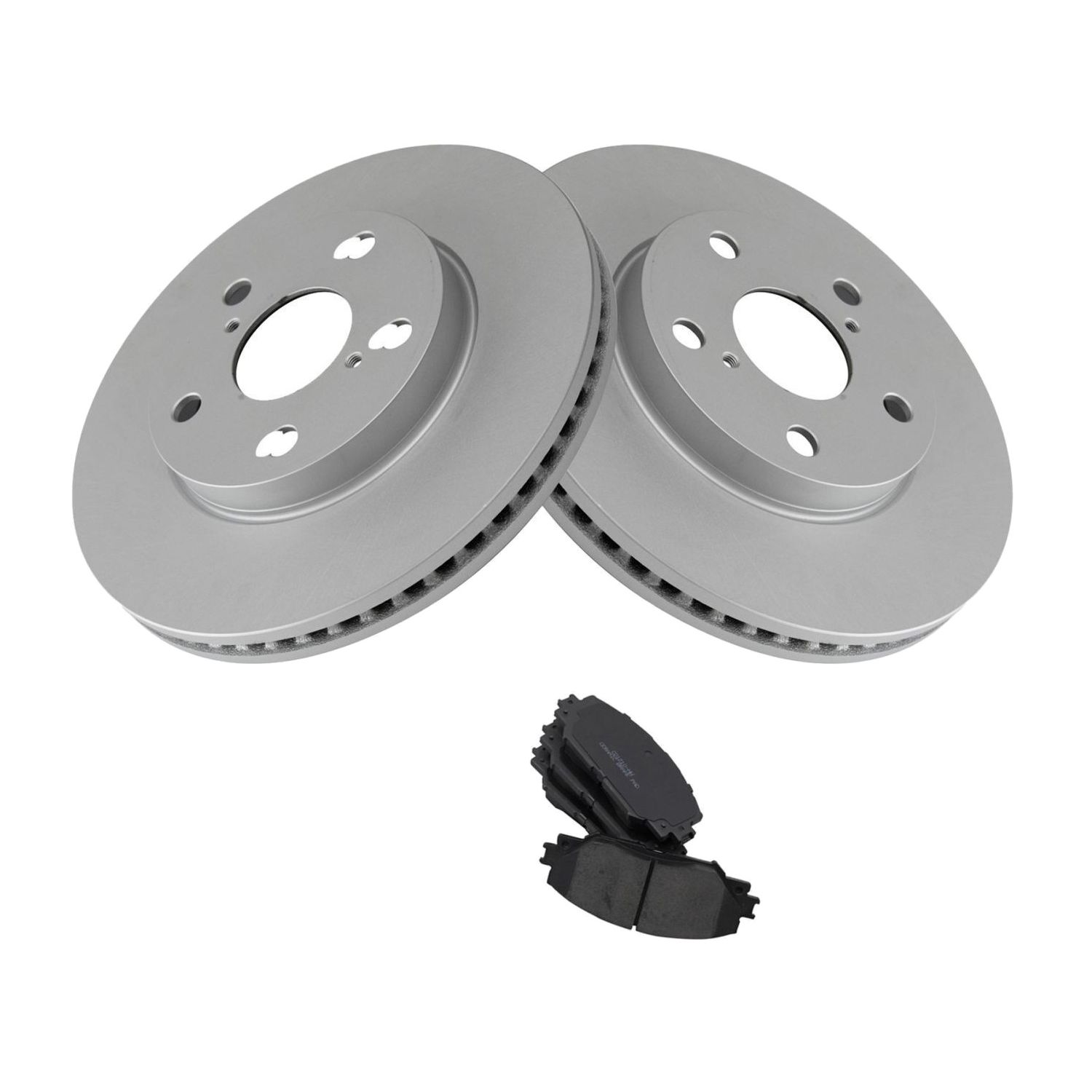 For 08-15 Scion XB Base Wagon Front Ceramic Brake Pads & G-Coated Rotors Kit