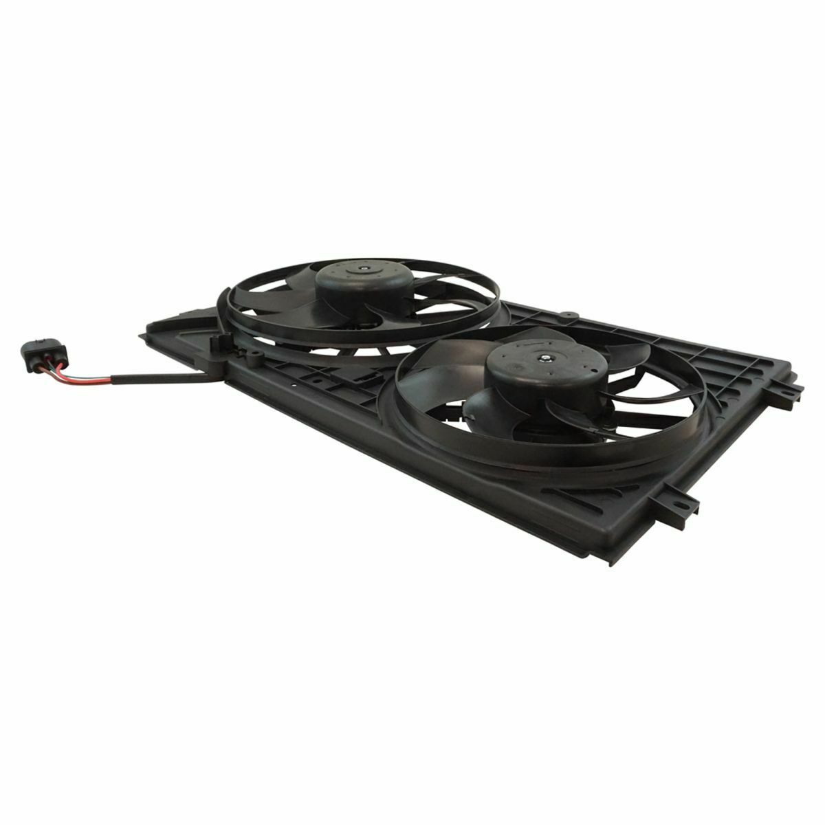 Temic Style Radiator Cooling Dual Fan Assembly For Beetle Golf Jetta Rabbit