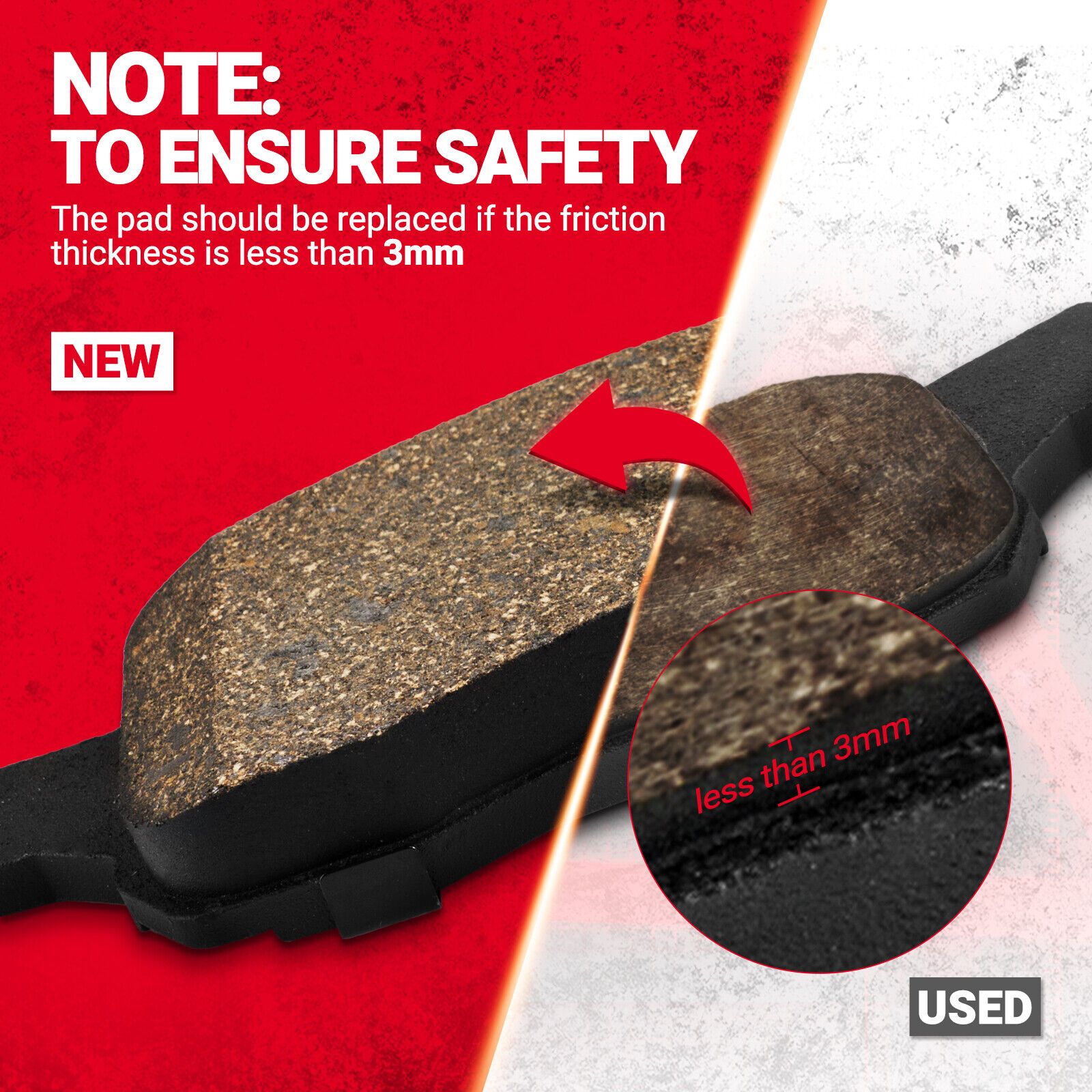 Front Ceramic Brake Pad Kit For Toyota Corolla RAV4 Prius V Matrix Scion XB XD