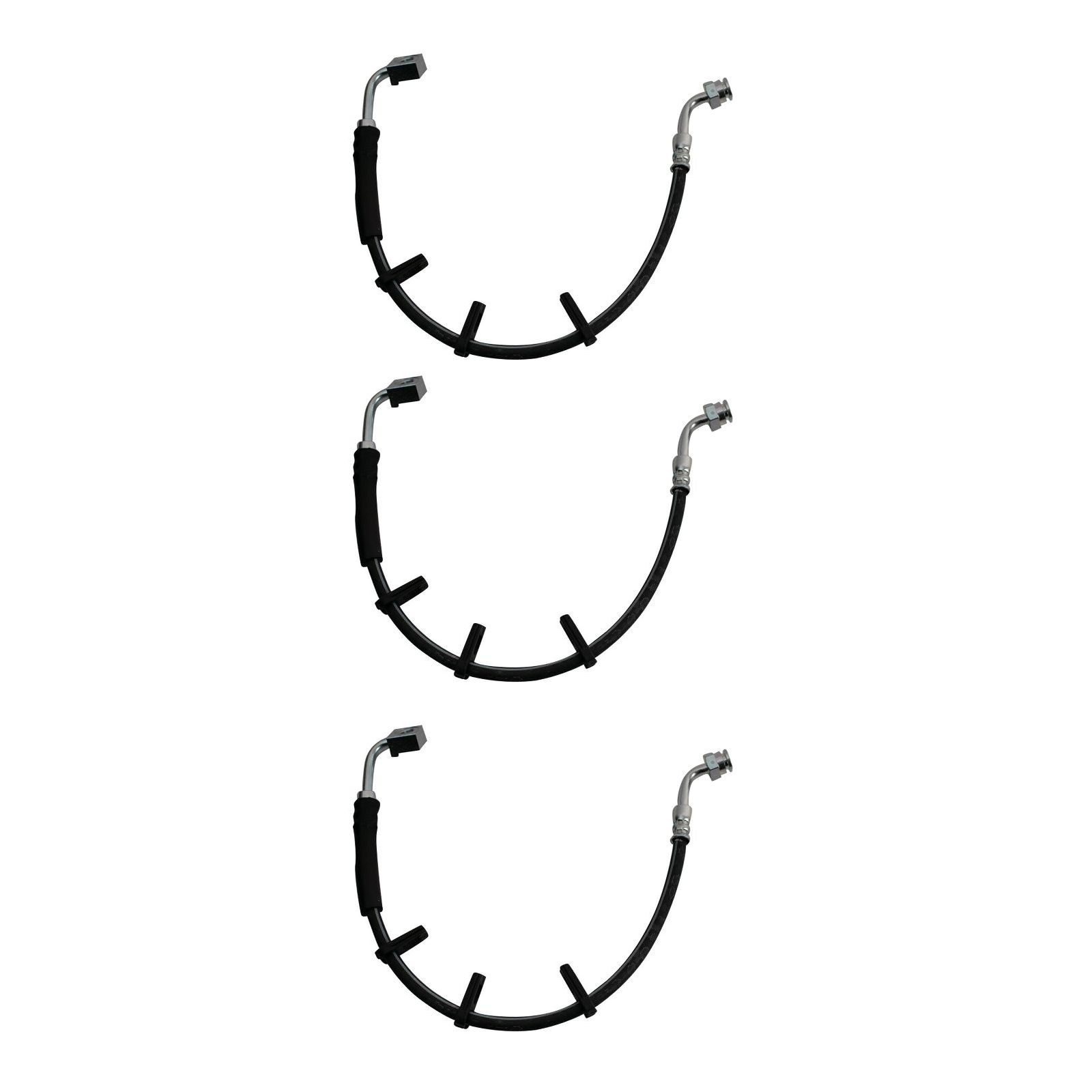 3 Sets Of - Front Right Brake Hose Fits 1995-2005 Ford