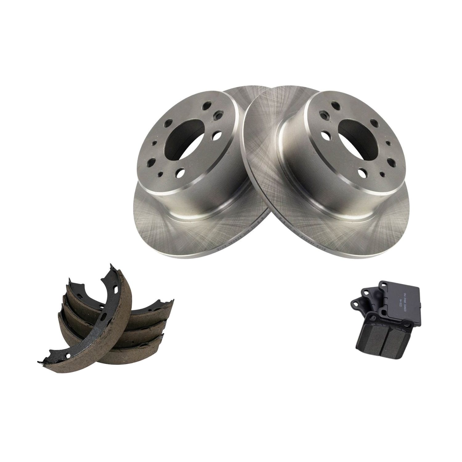 For 1990-1991 Mercedes-Benz 420SEL Rear Brake Pad & Rotor Kit