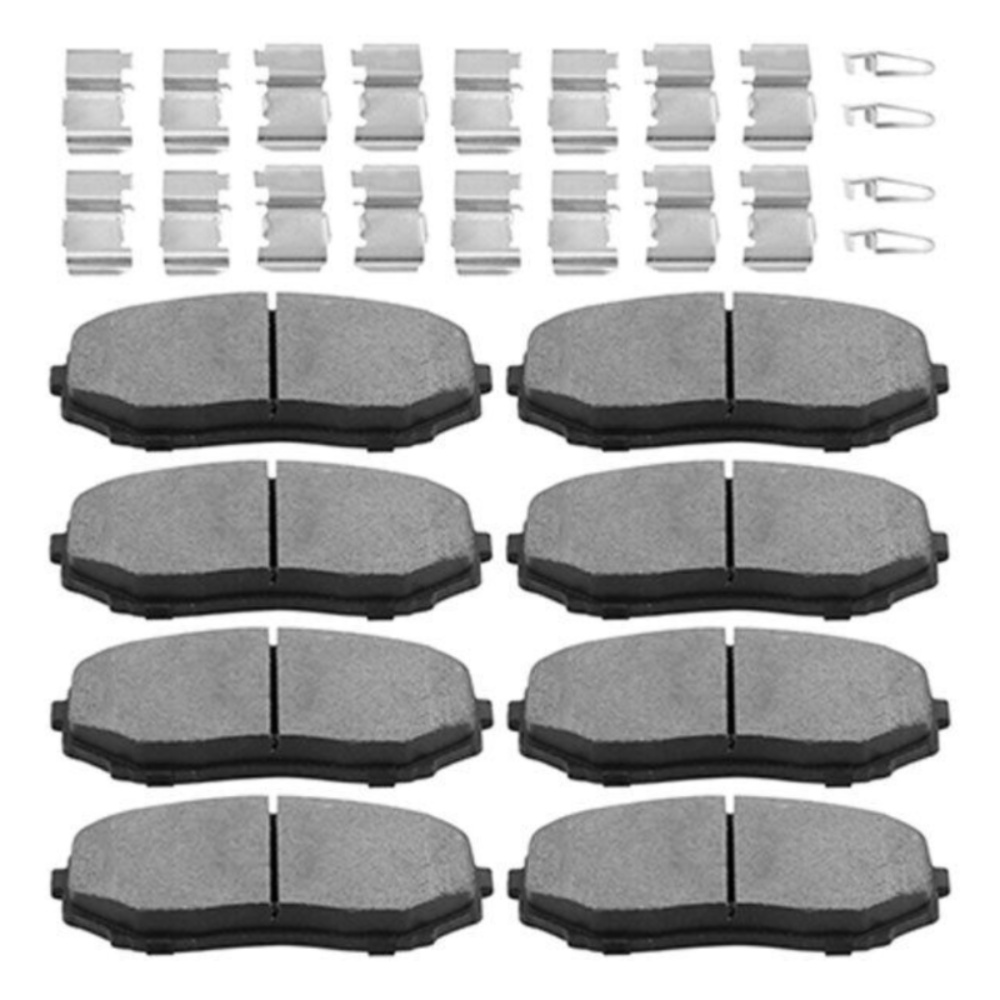 Front And Rear Ceramic Brake Pads For 11-14 Edge 11-14 MKX