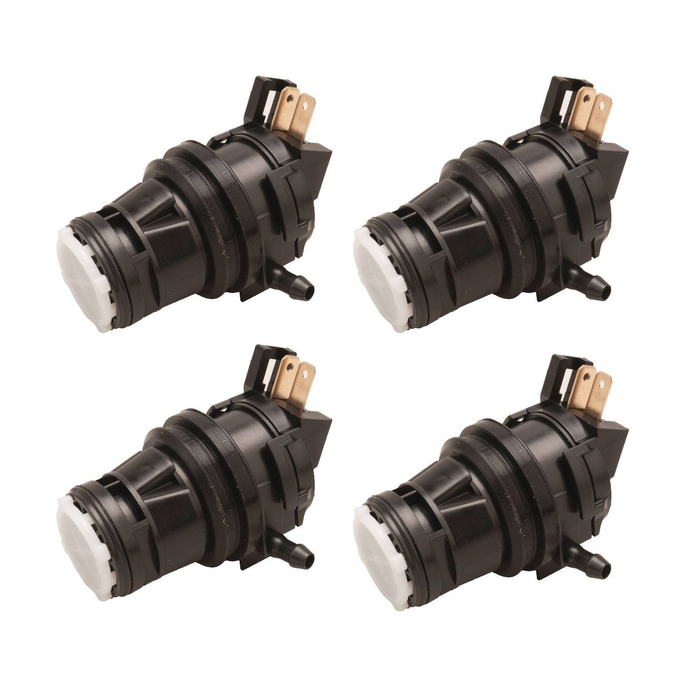 4 Sets Of - For Honda 06-11 Civic 06-14 Ridgeline Windshield Washer Pump W/ Ring