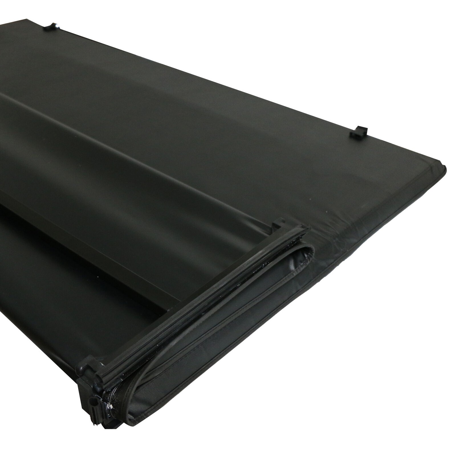 6.5FT 4-Fold Soft Tonneau Cover For 2016-2021 Nissan Titan / XD Truck Bed 78''