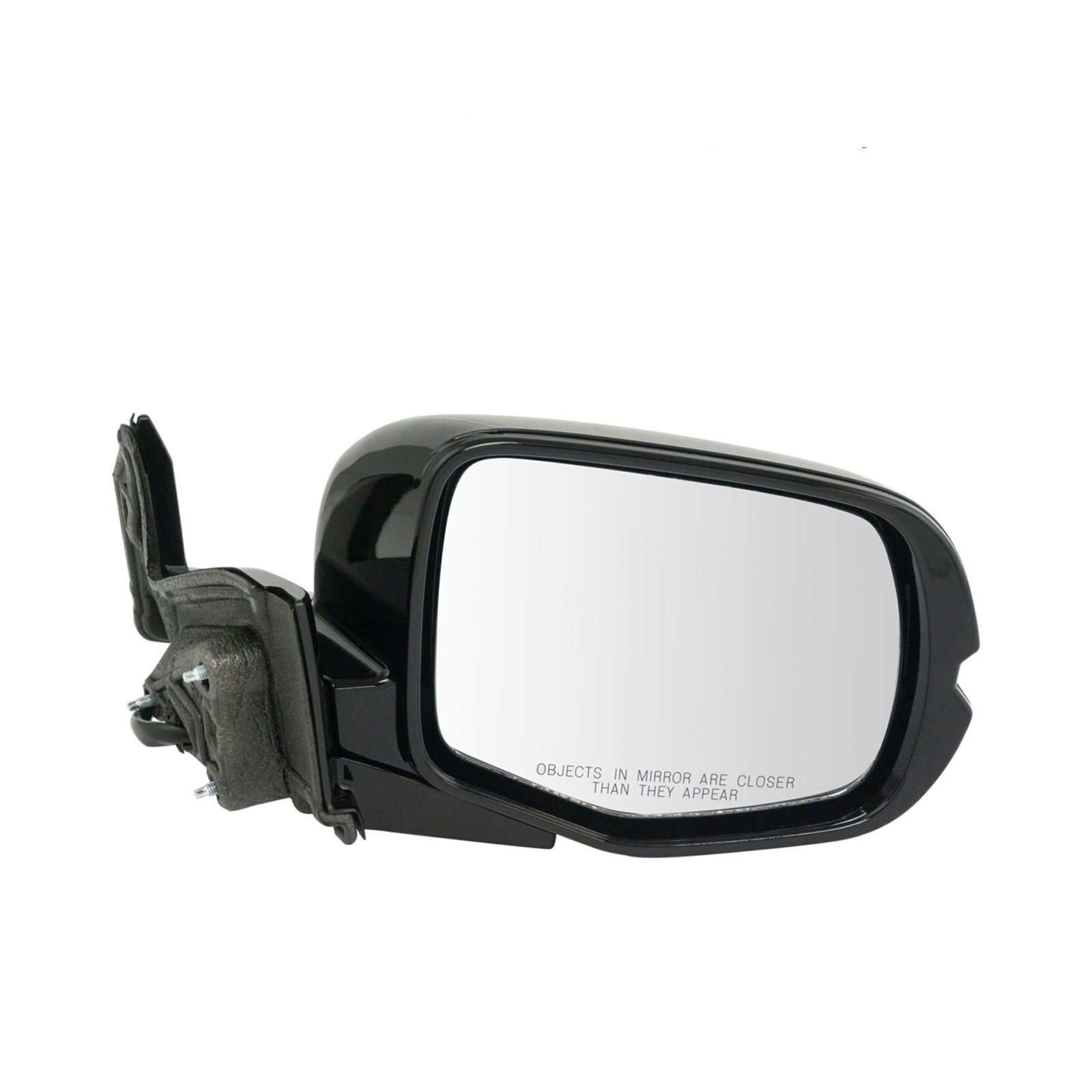 Mirror Power Heated Memory Turn Signal Gloss Black Passenger Right For Pilot
