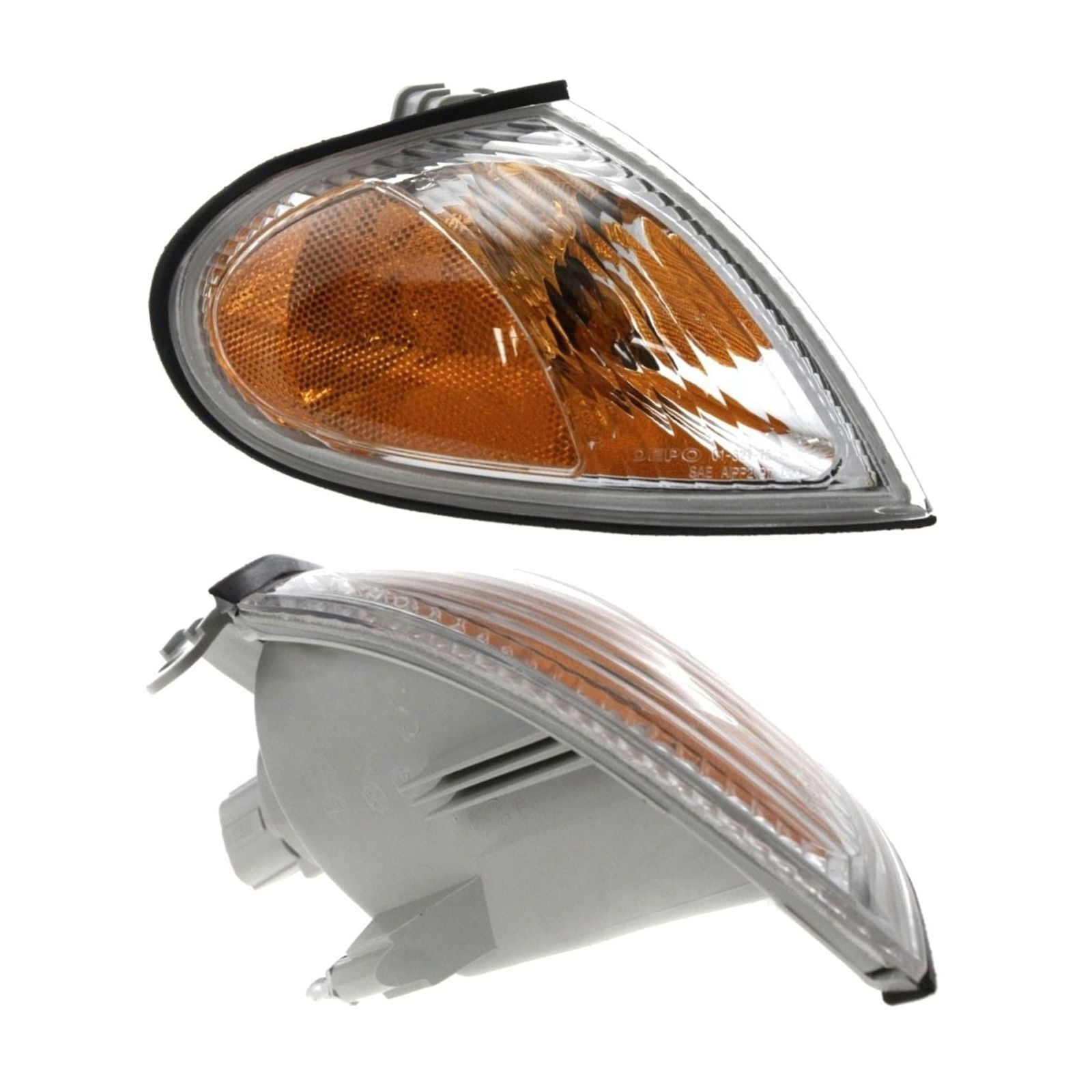 Corner Light For Hyundai 1999-2000 Elantra Set Of 2 LH RH Incandescent W/ Bulbs