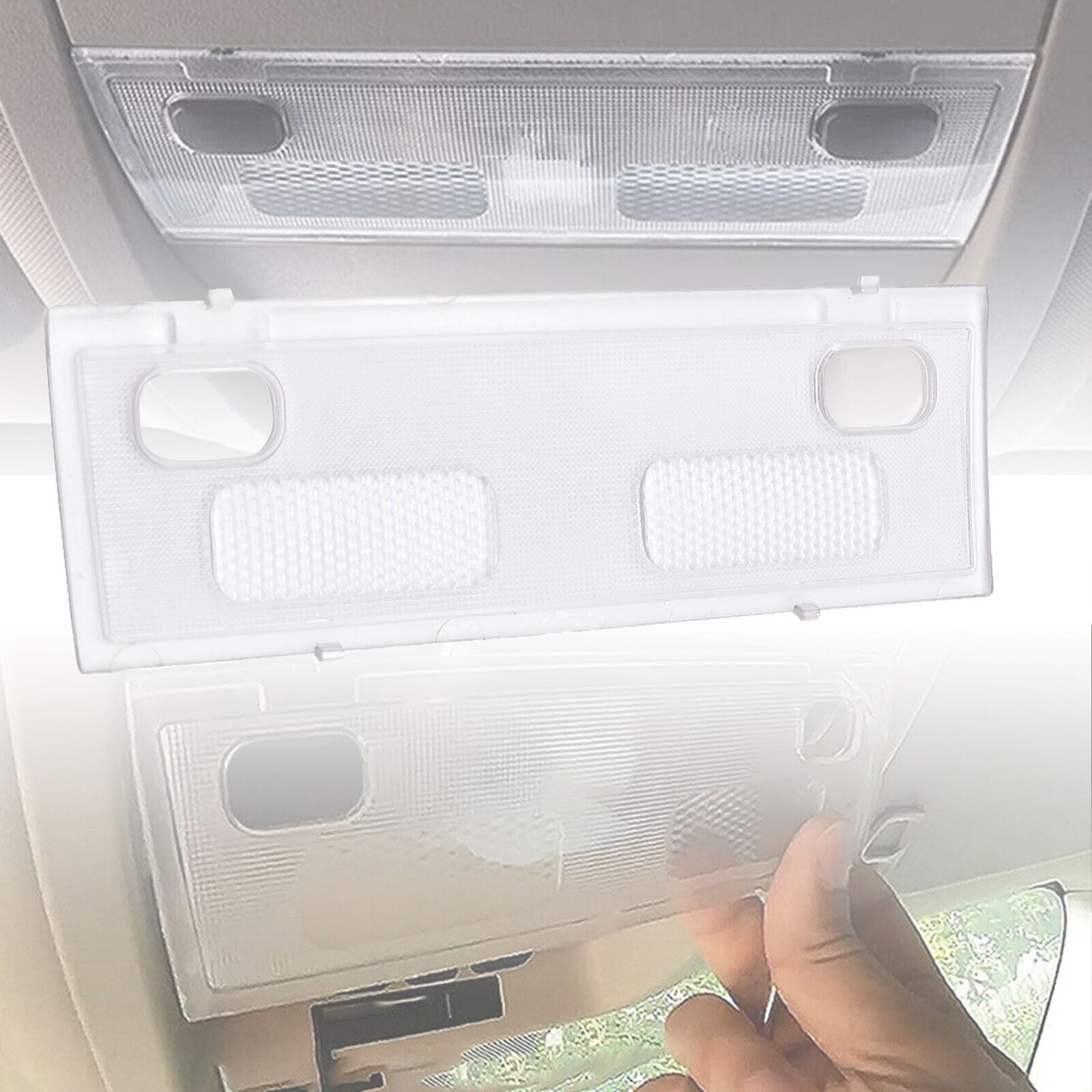 Clear Lens Cover Silverdo For 07-14 Escalade A86606-15911049 Map Dome Light