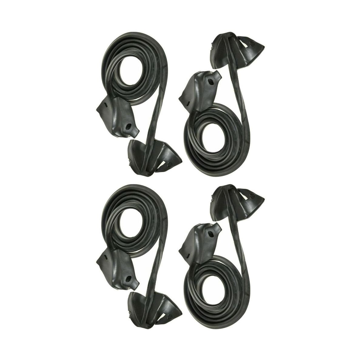 2 Sets Of - Convertible & Door Hardtop Door Seal For Buick Cadillac Chevy Pontiac Old