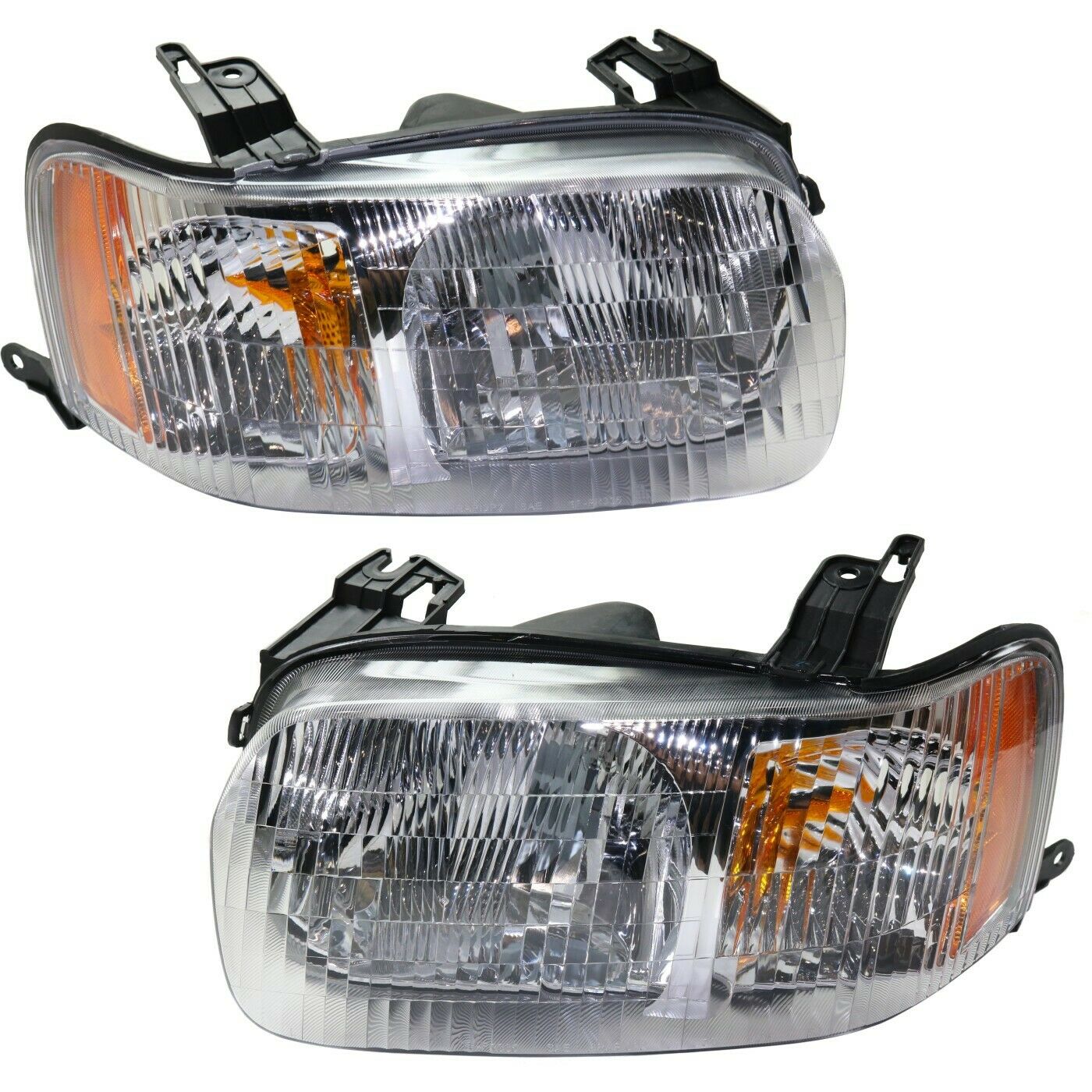 Headlight Set For 01-04 Escape Sport Utility Driver And Passenger Side W/ Bulb