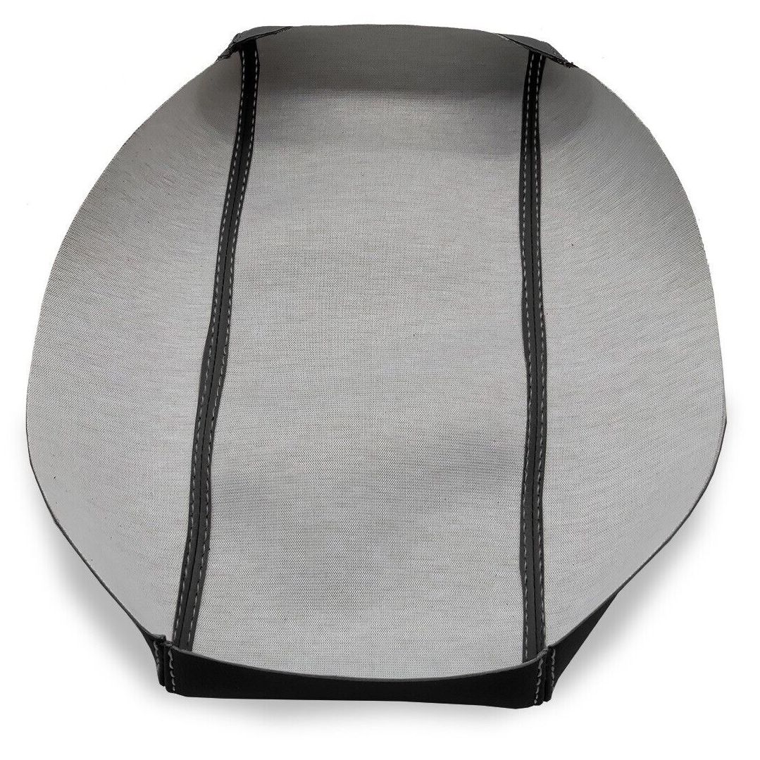 Console Lid Armrest Cover Leather For Chevrolet Trailblazer 02-09 Gray Stitch