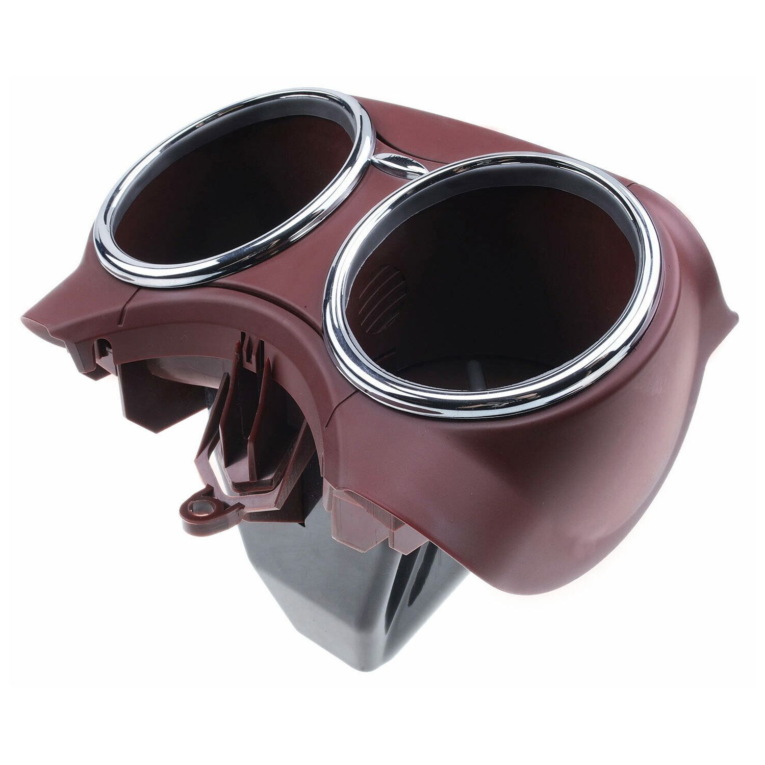 Front Dual Cup Holder For Mercedes-Benz CLS500 CLS55 AMG CLS550 CLS63 AMG Red
