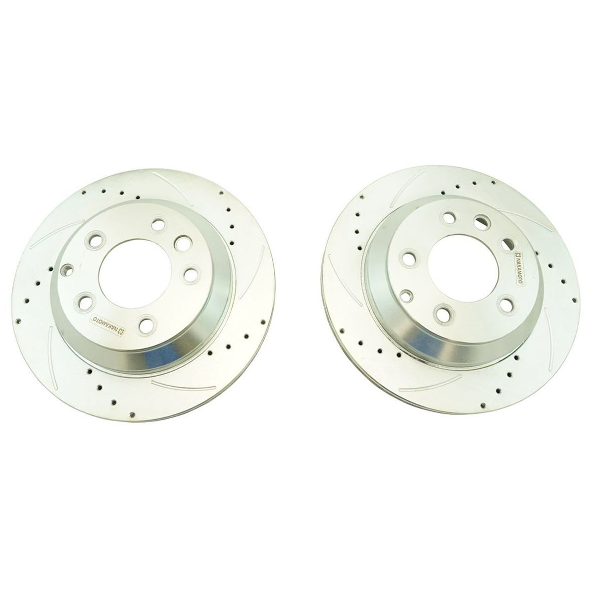 For Audi Porsche VW Brake Rotor Coated & Ceramic Pad Front Rear Kit W/Fluids