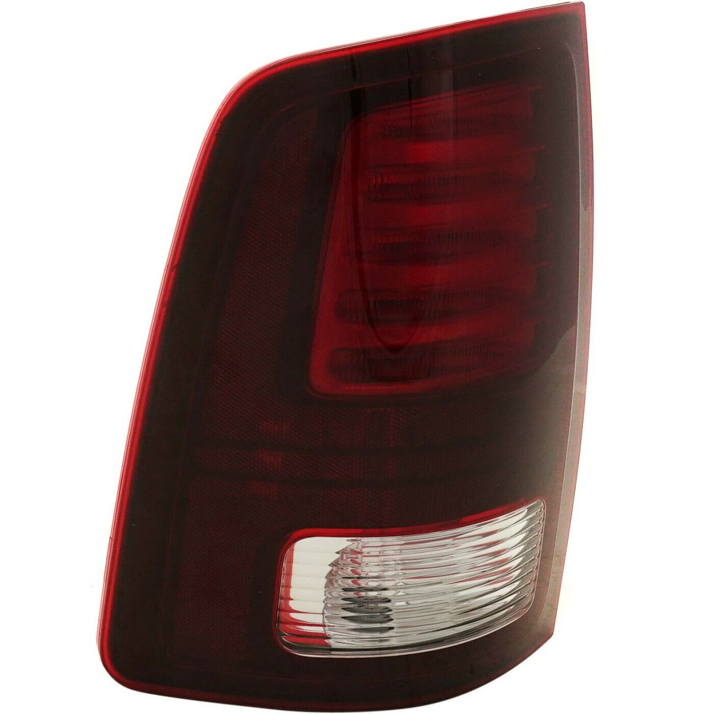 Tail Light For Ram 1500 2500 3500 Left LED Blk Interior Clear & Red W/Bulb