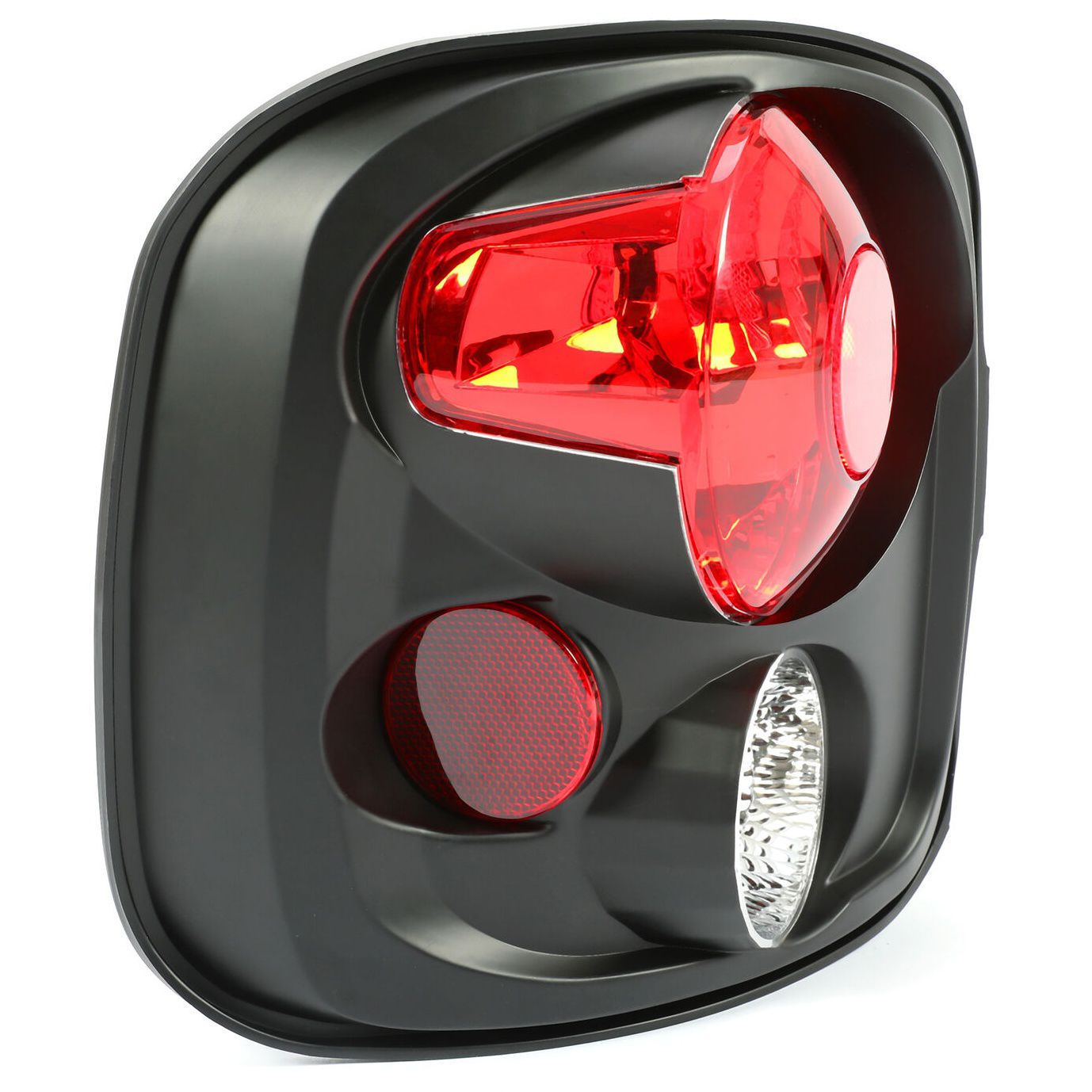 For Sierra Silverado Stepside Black Rear Tail Brake Lights Lamp Left+Right