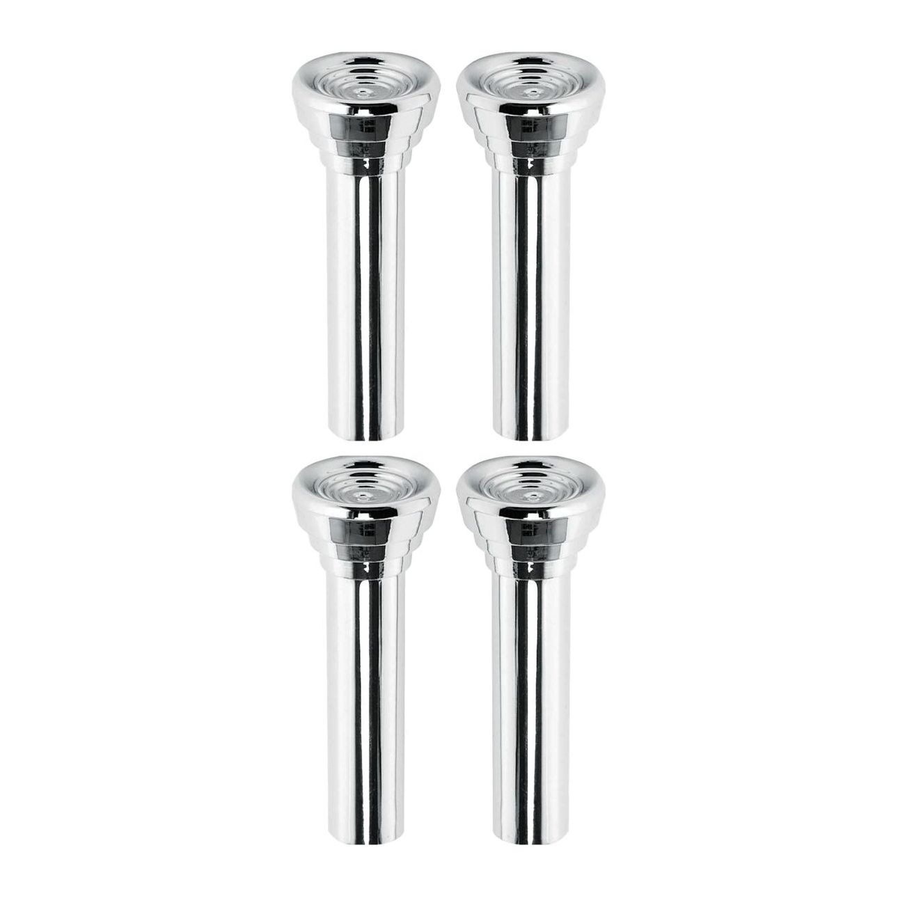 2 Sets Of - Chrome Flat Head Design Door Lock Knob Set For Chevrolet