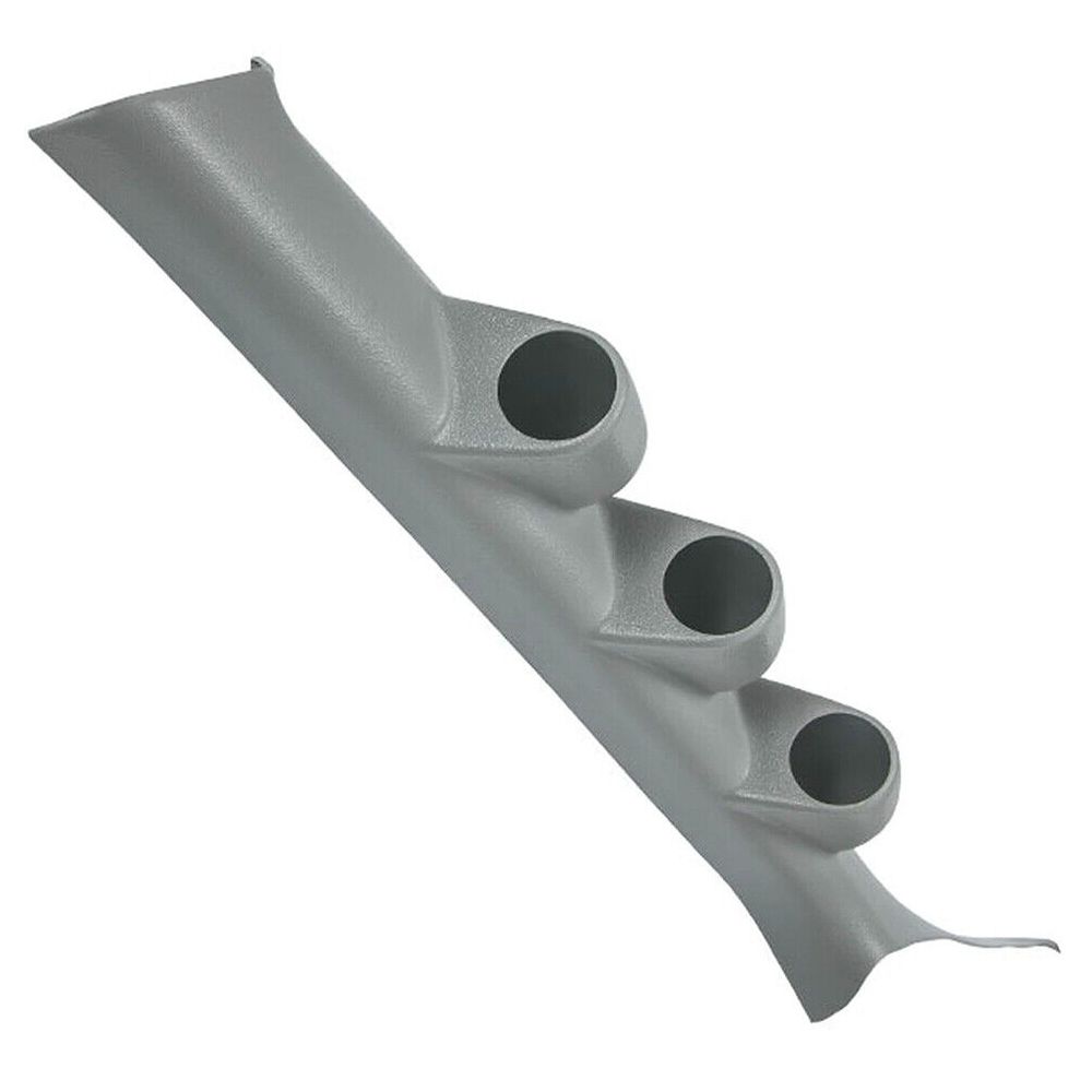 Gray Triple Gauge 52mm Pillar For 2008-2015 Mitsubishi Lancer EVO X
