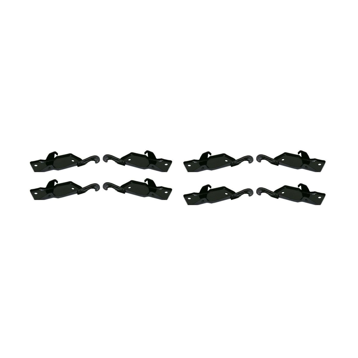 8 PCS - Hood Hinge For 1988-2000 Chevrolet Set Driver And Passenger Side
