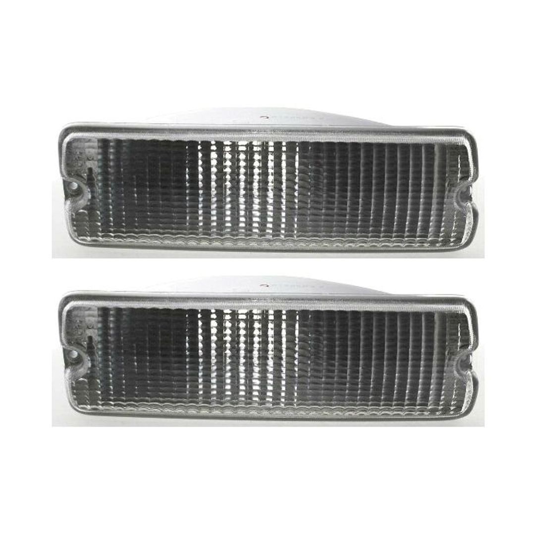 2 Sets Of - Turn Signal Light For 1991-1993 Dodge Plastic Lens Right Below Headlamp