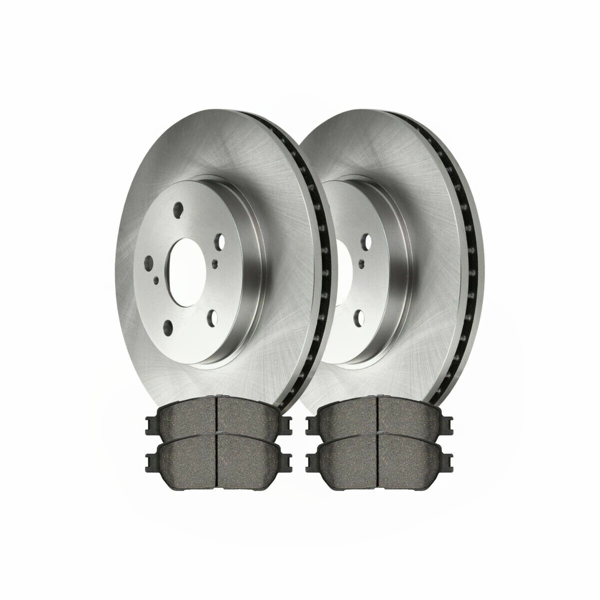 Front Brake Rotors & Performance Ceramic Pads Kit For Lexus 2004-2006 ES330 Base