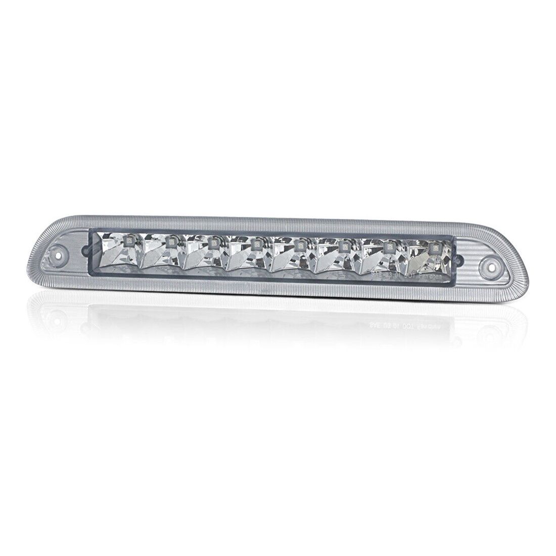 Fits 2001-2007 Ford Escape/Mariner [Chrome/Clear] LED Third 3rd Brake Light Lamp