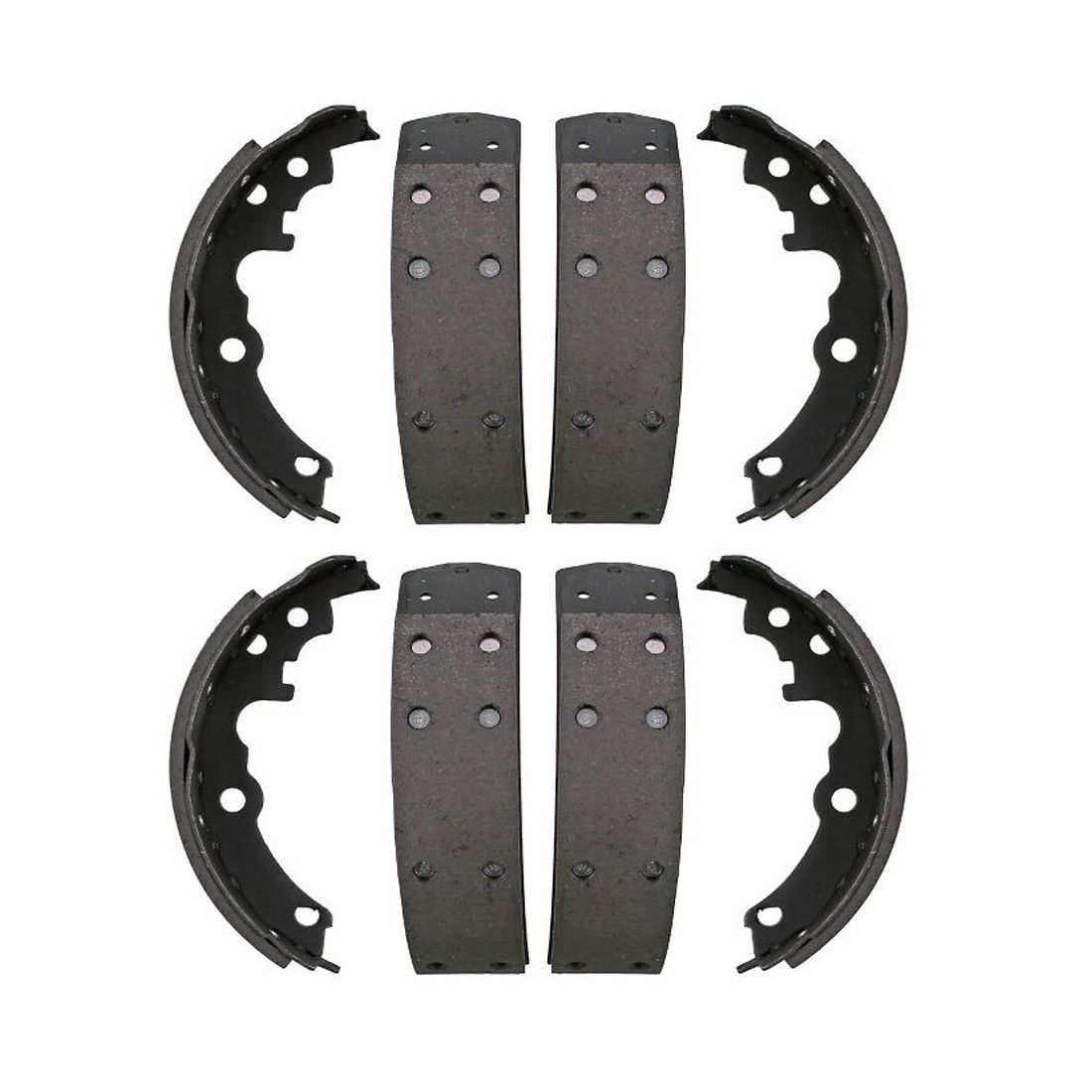 2 Sets Of - For 1987-1996 Corsica Oldsmobile 1992-1998 Achieva Drum Brake Shoe Rear