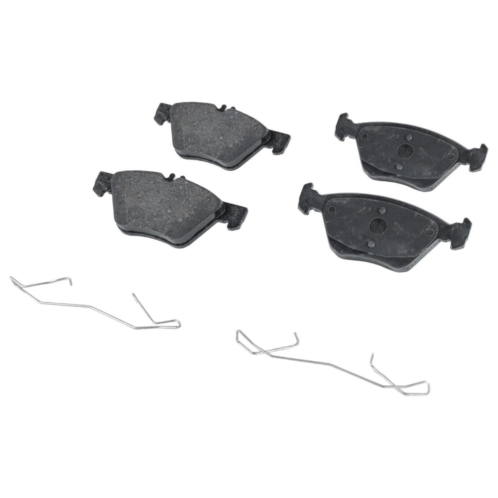 Front NAO Brake Pad Set For Mercedes-Benz 04-05 E320 06-09 E350 Wagon Trim