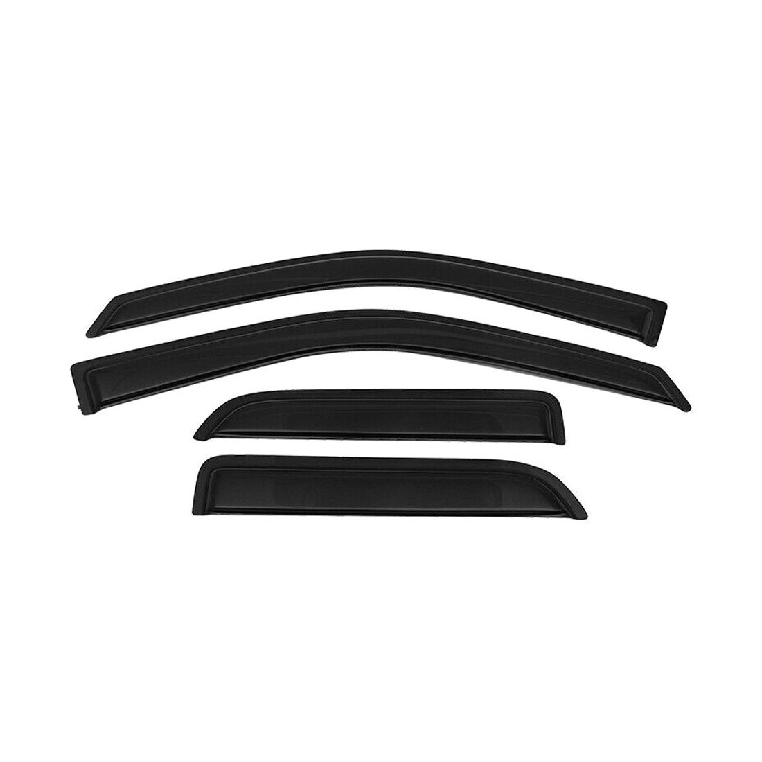 For 09-10 Dodge Ram 1500 Quad Cab Pickup Acrylic Slim Window Visors 4pcs Set
