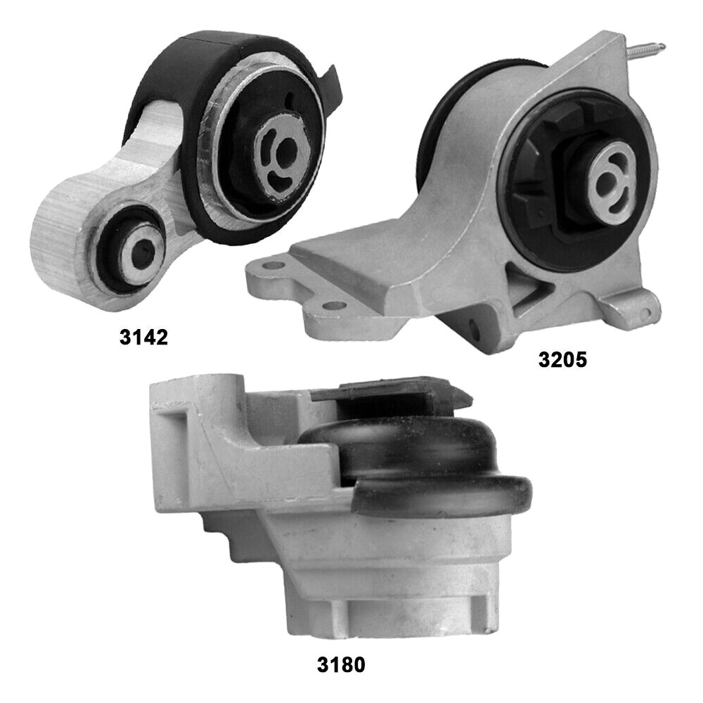 Eng. Torque Strut, Hyd. Engine Mount & Trans. Mount 3PCS 3.5