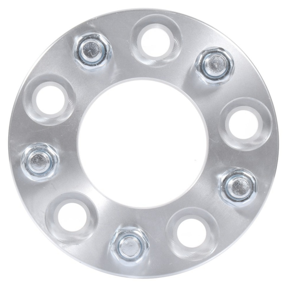 4pcs 1" 5x4.5 To 5x4.5 12x1.5 Studs Wheel Spacers For Jeep Toyota Silver