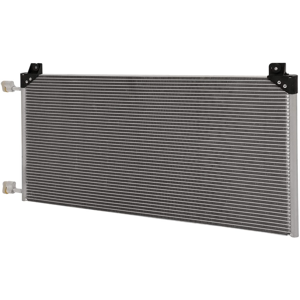 AC Condenser For 02-04 Cadillac Escalade 99-04 Chevrolet Silverado 2500 Aluminum