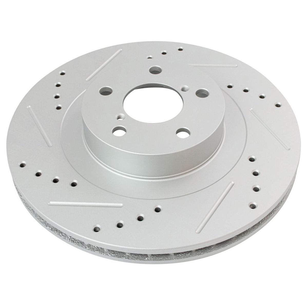 Front & Rear Performance Drilled Slotted Rotor & Ceramic Brake Pad Kit