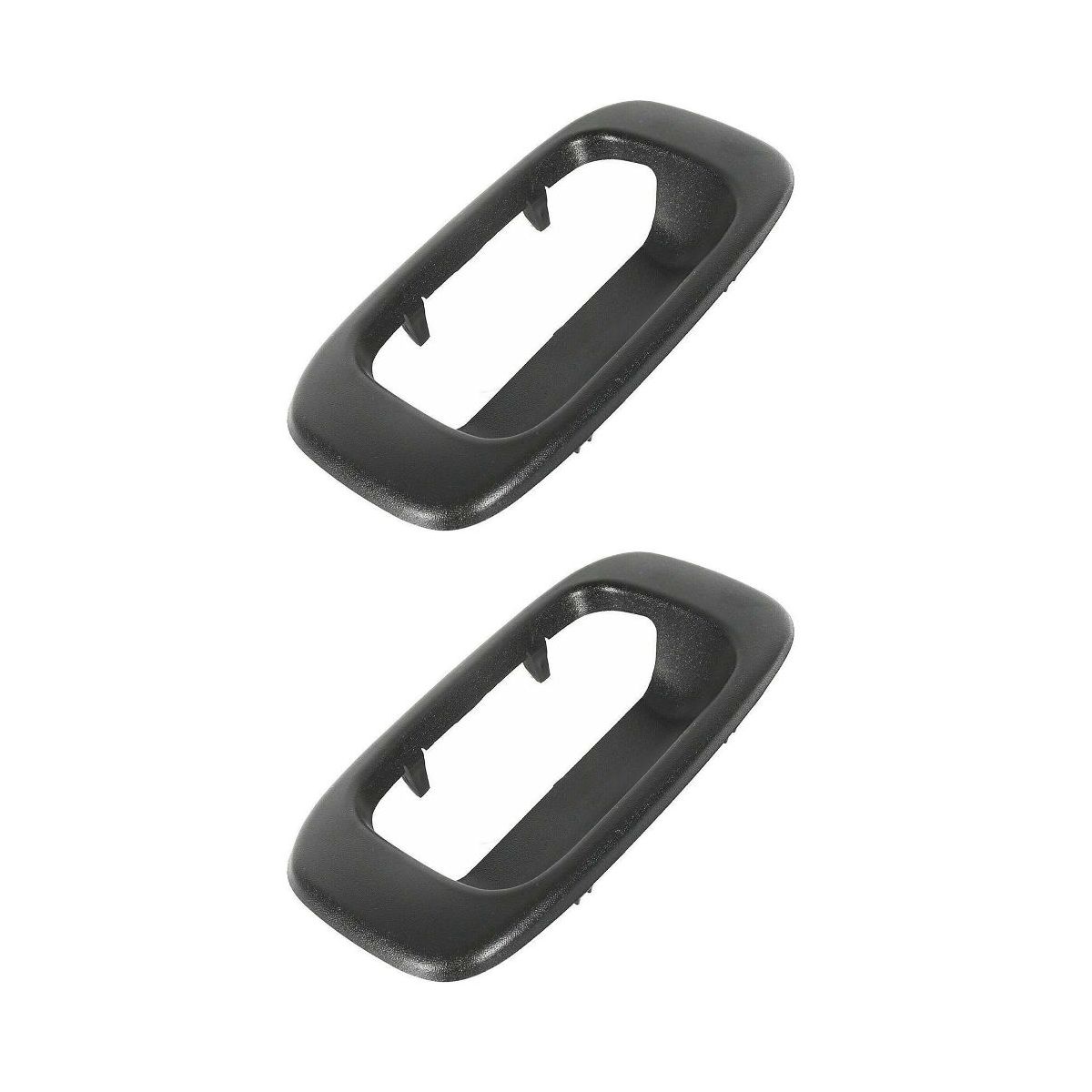 2 Sets Of - Black Rear Tailgate Handle Bezel Trim For Chevy GMC 99-07 Chevy Silverado