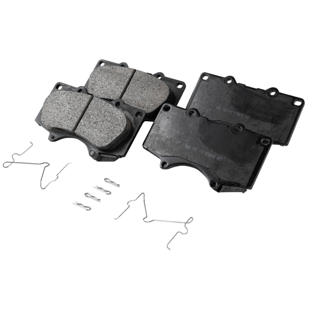 Brake Pad Set For 4Runner FJ Cruiser Sequoia Tacoma Tundra Front 2-Wheel Set RWD
