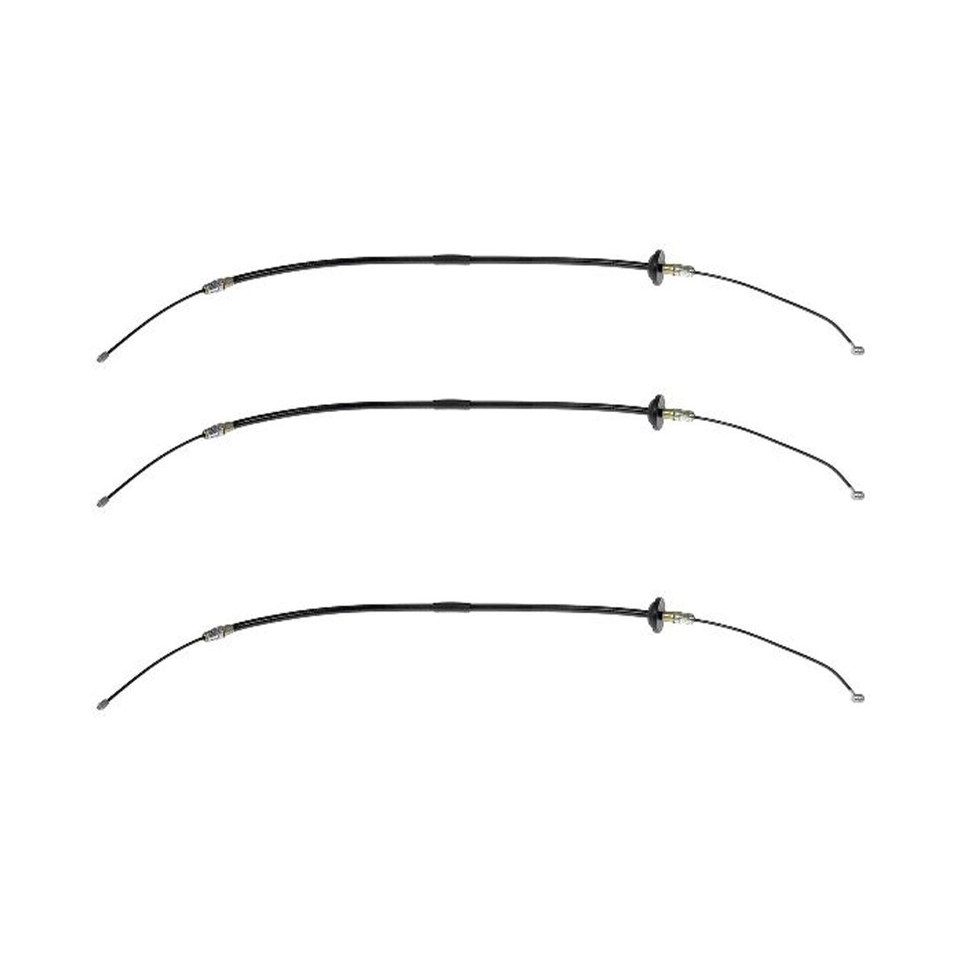 3 Sets Of - For 2002-2006 Cadillac Escalade Base Sport Utility Parking Brake Cable