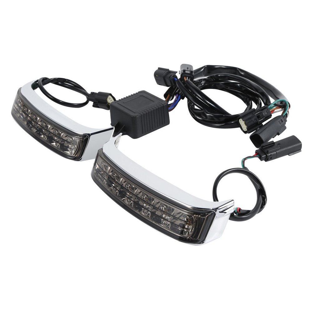 Saddlebag LED Insert Support Light Brake Turn Light For Harley-Davidson