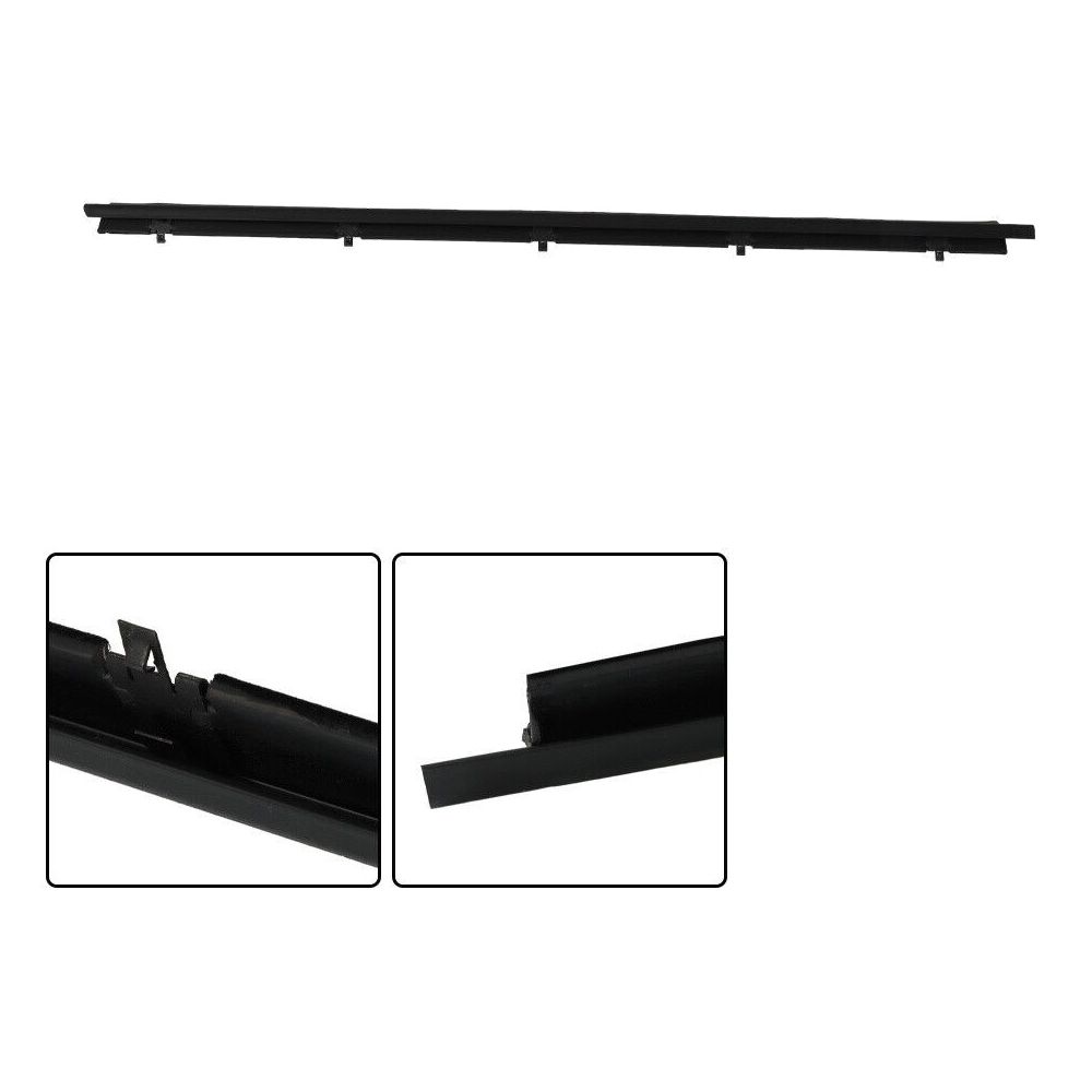 For 83-92 Chevrolet S10 Tahoe Extended Cab Pickup Door Seal Kit Matte Black