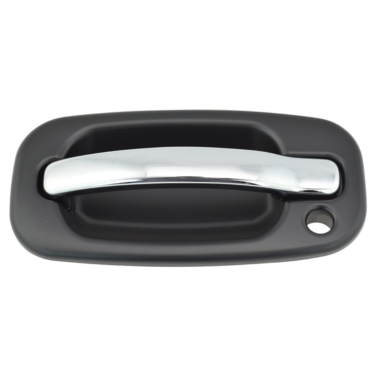 Door Handle Chrome Exterior Black Front Rear Set Of 4 For Cadillac Chevy GMC SUV