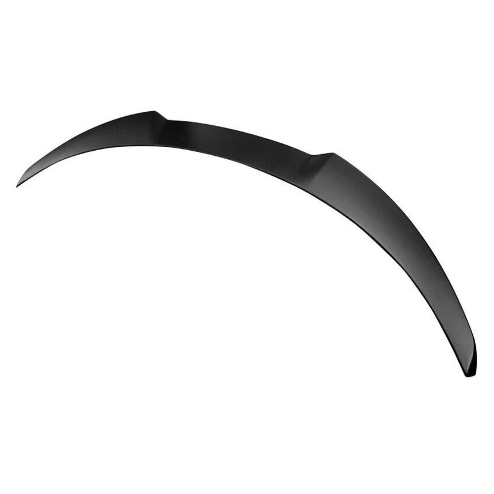 For 19-23 3 Mayor Model 3 4-Door Rear Trunk Spoiler Lip Wing Matte Black ABS